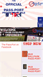 Mobile Screenshot of mlbballparkpassport.com
