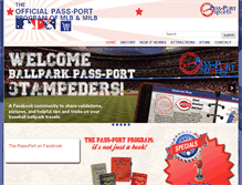 Tablet Screenshot of mlbballparkpassport.com